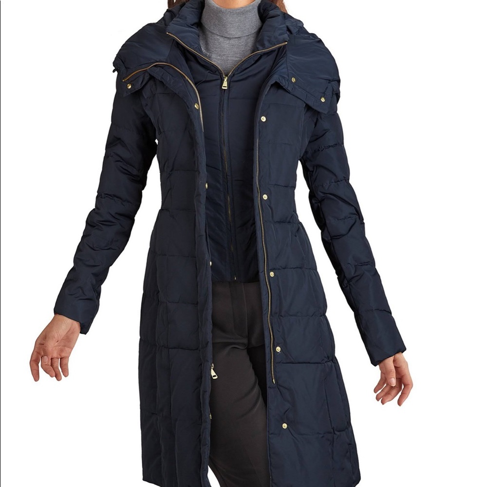 Cole Haan Down Feather Trench Coat